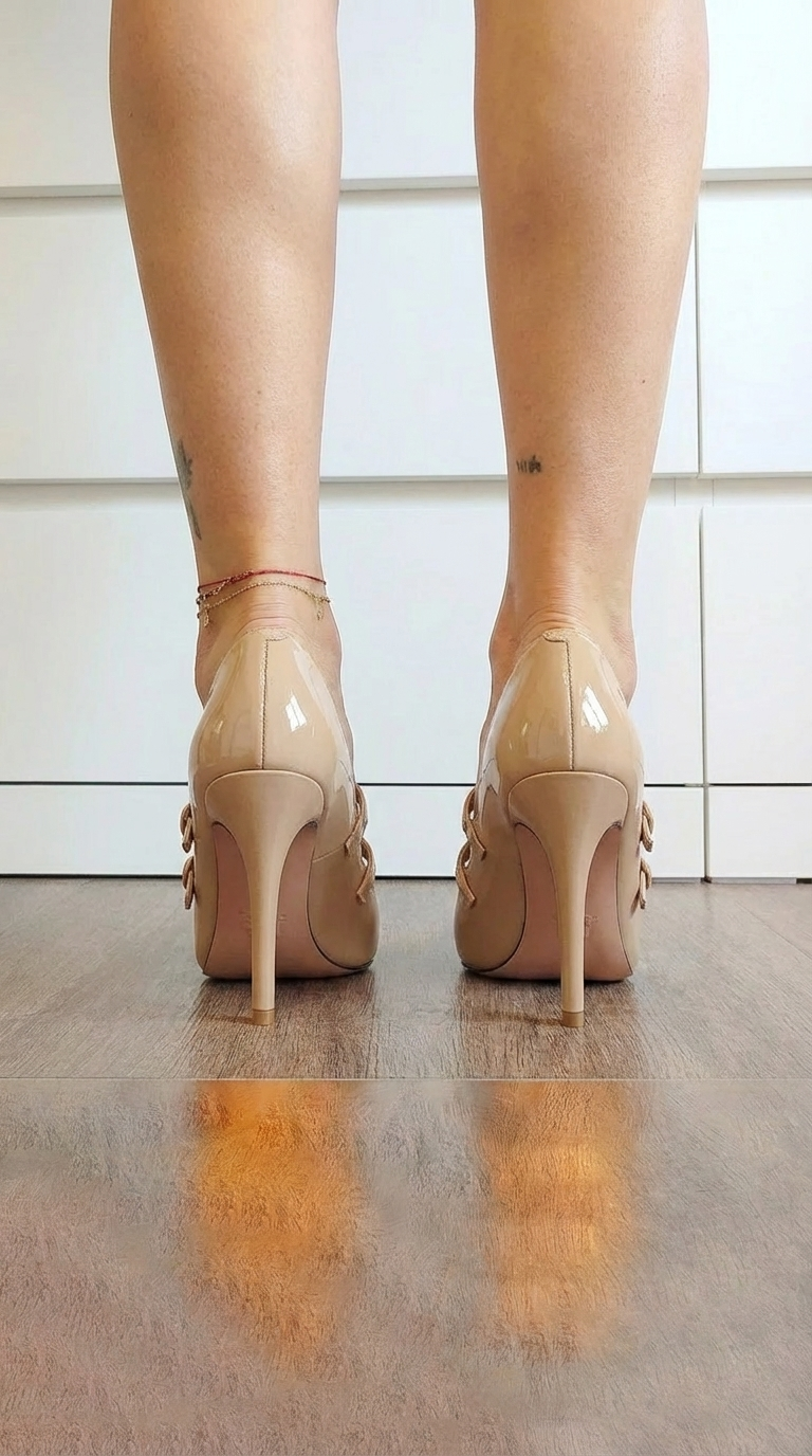 Pumps met dubbel bandje