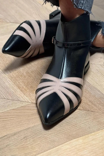 STIVALETTO GEOMETRICO A PUNTA