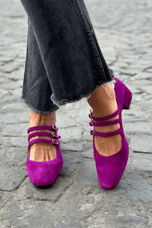 Pumps met drie bandjes