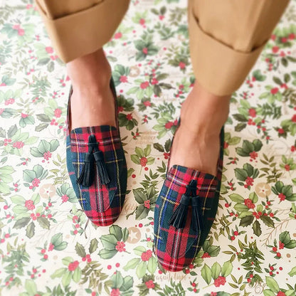 Scottish chic mocassins met kwastjes