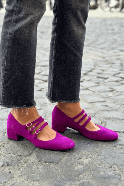 Pumps met drie bandjes