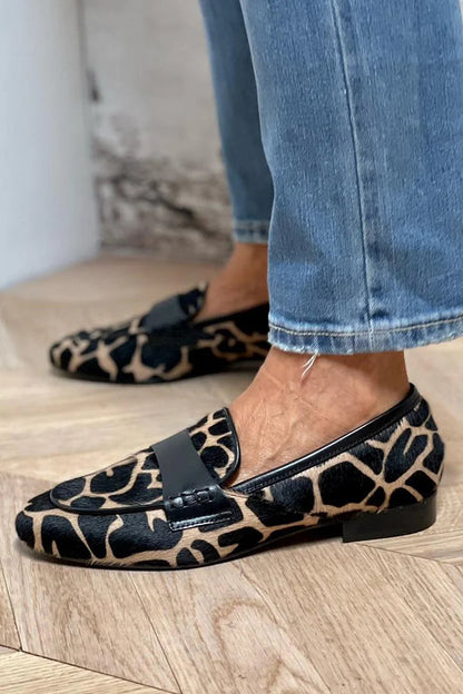 Animalprint mocassins