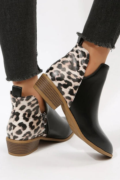 Chelsea boots met animalprint