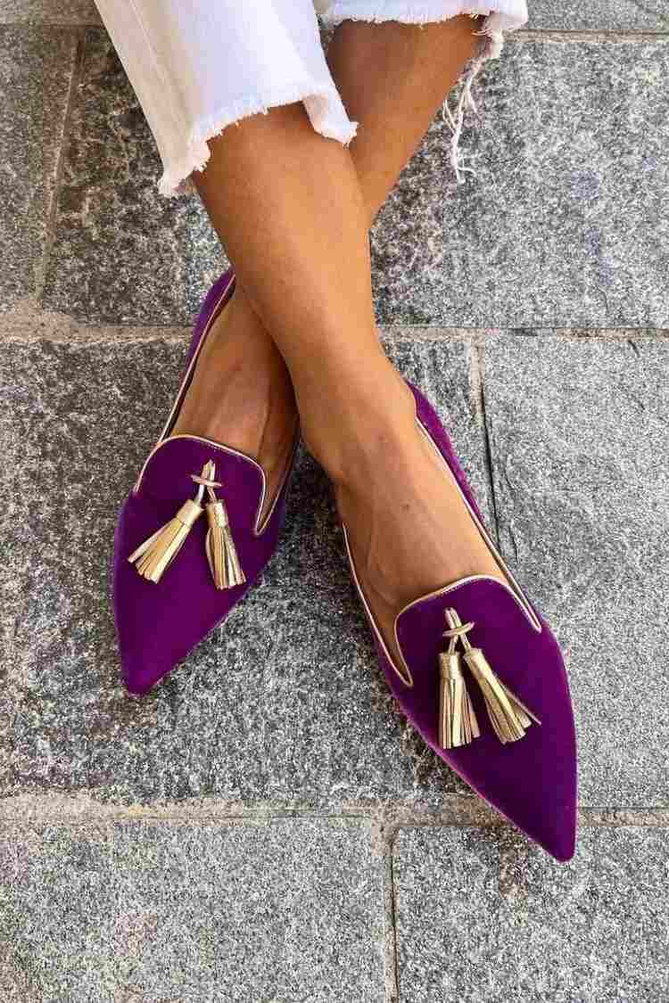 Elegante mocassin met kwastjes