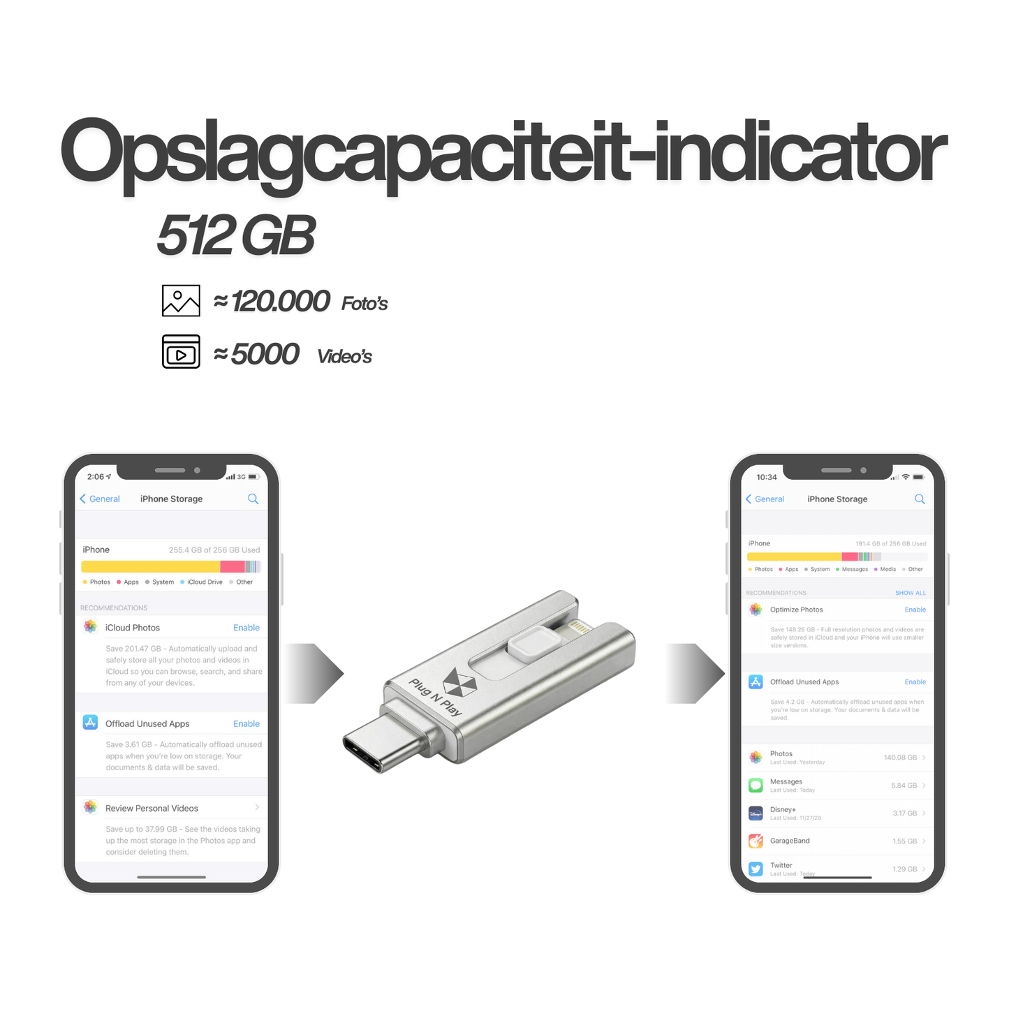 Flexistick USB Smartphone Geheugen