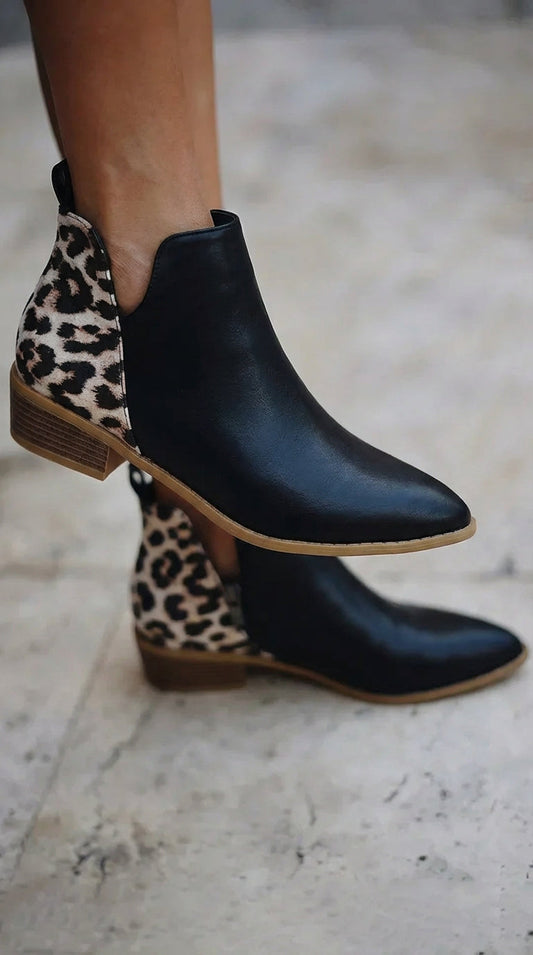Chelsea boots met animalprint