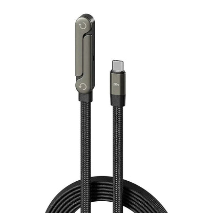 Snellaadkabel met Telefoonhouder 240W Ultra-Fast