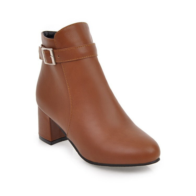 Elegante enkellaarsje met gesp