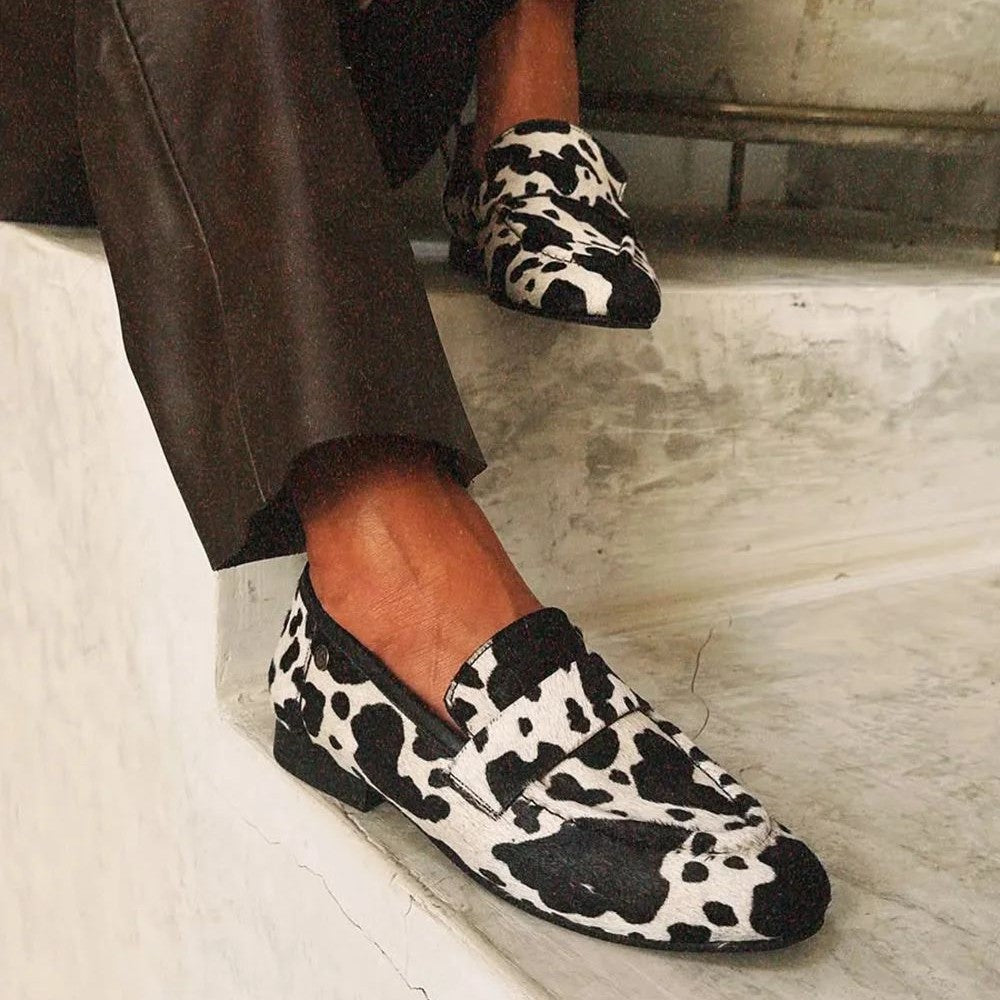 Elegante animalprint mocassins