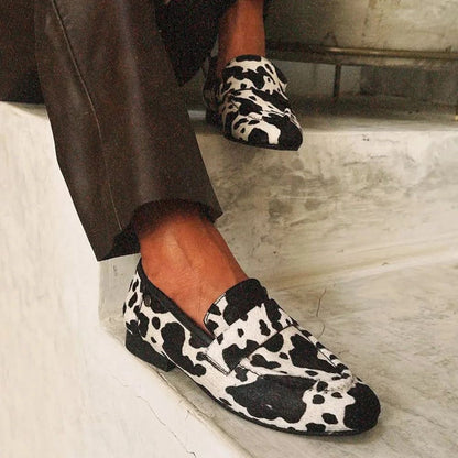 Elegante animalprint mocassins