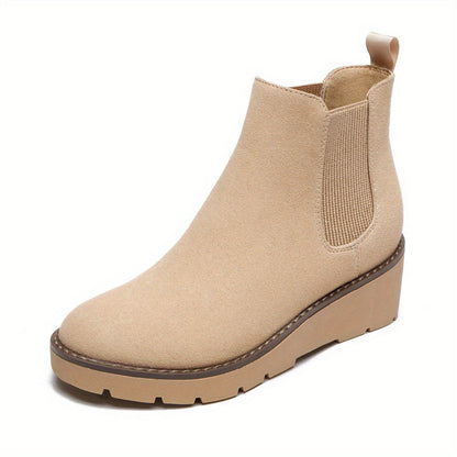 Chelsea boots met comfortabele sleehak