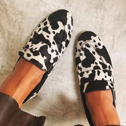 Elegante animalprint mocassins