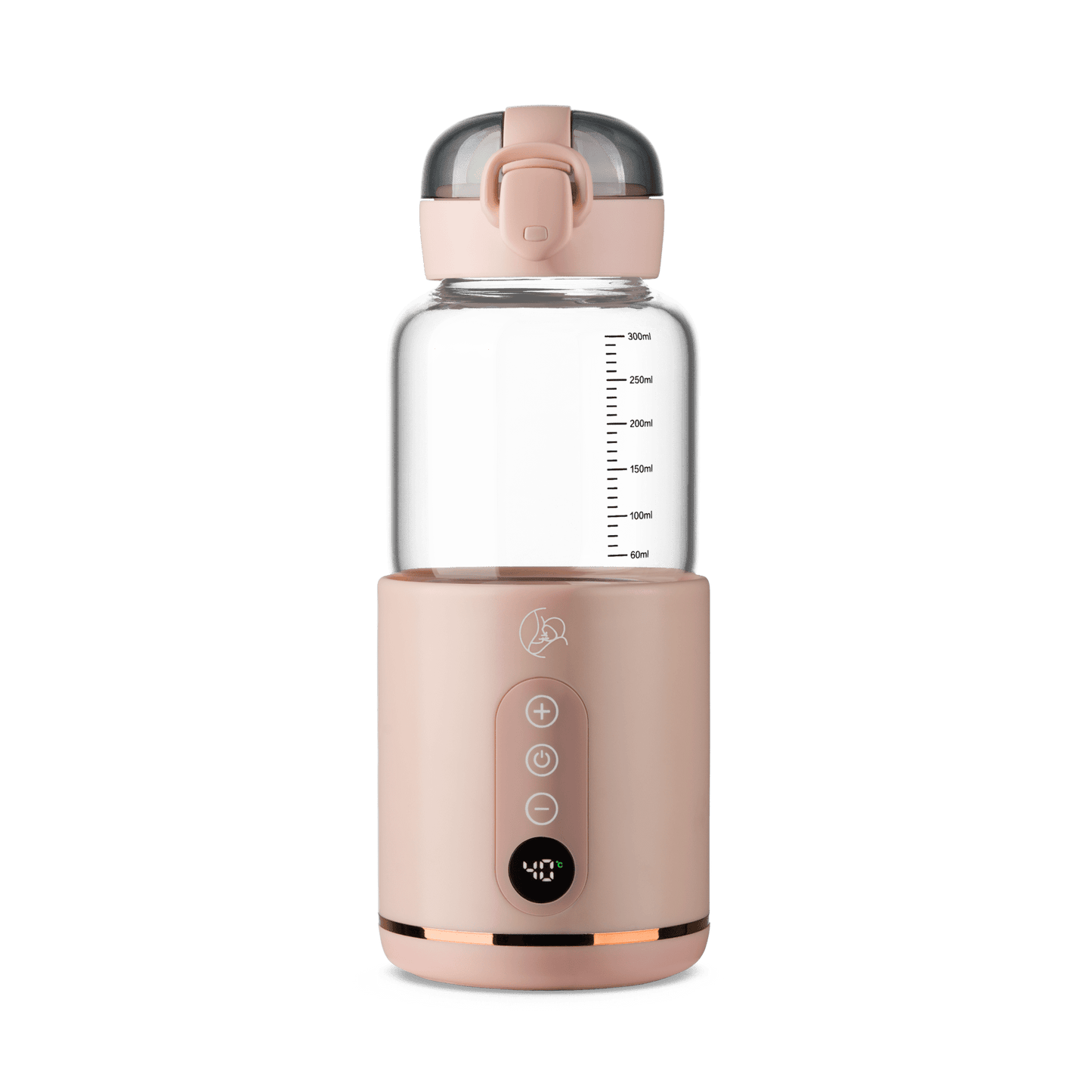 WarmFlow™ – Draadloze Babyflesverwarmer - roze