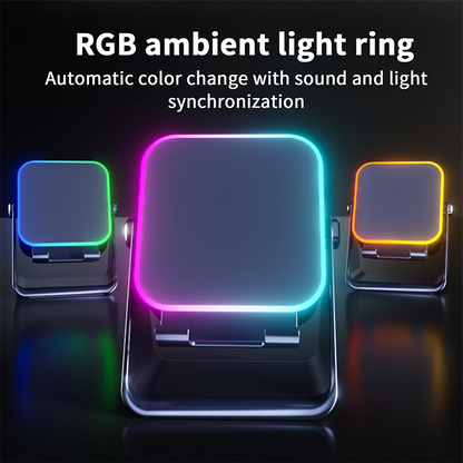 5-in-1 Multifunctionele Bluetooth Speaker met Draadloze Oplader