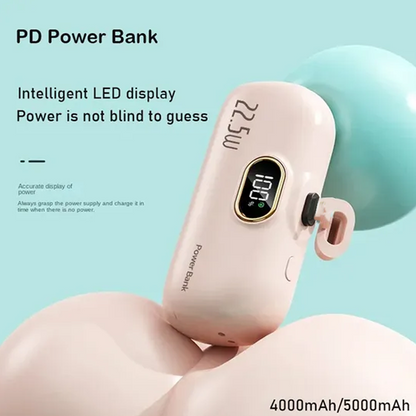 5000mAh Mini Powerbank met Snellaadfunctie